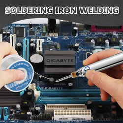 1 PCS Low Melting Point Solda Fio E Flux Soldagem Acessórios LED Wire Connector Tin Liquid Solder Circuit Board Solder Wire