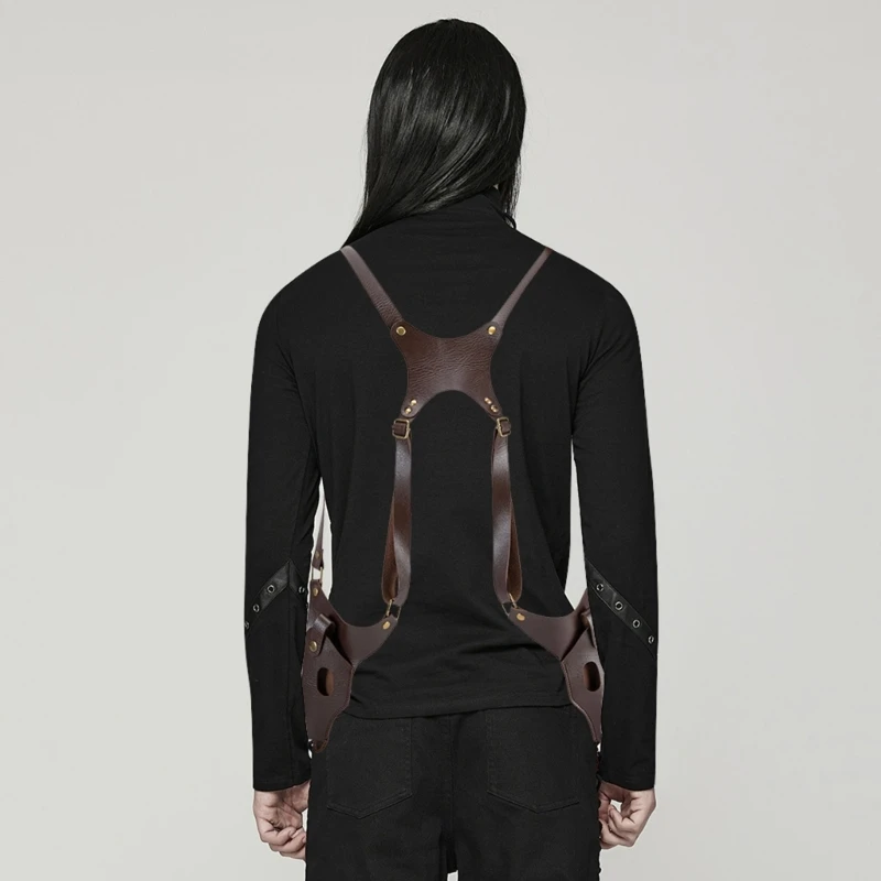 2025 New Creative PU Leather Shoulder For Outdoor Activity And Role Playing Scenarios Adjustable Film Prop