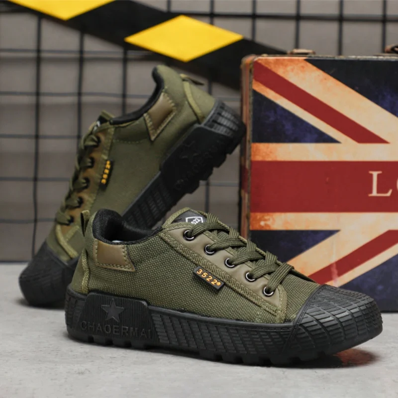 

Rubber Sole Camouflage Work Shoes Men And Women For Sneakers Lightweight Wear Resistance Outside Walking Non Slip Work Footwear