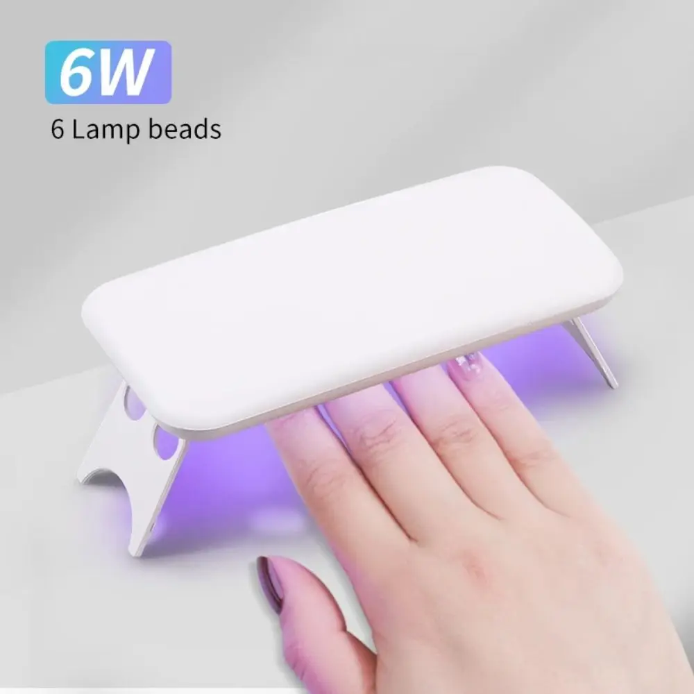 6W Nail Dryer New Portable with USB Cable Manicure Lamp Mini Nail Art Mouse Light