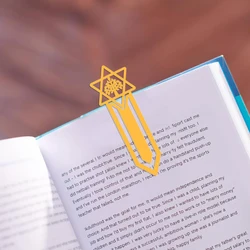 Wholesale of new stainless steel bookmarks for teachers, students, six pointed star tree bookmarks, wedding guests gifts,