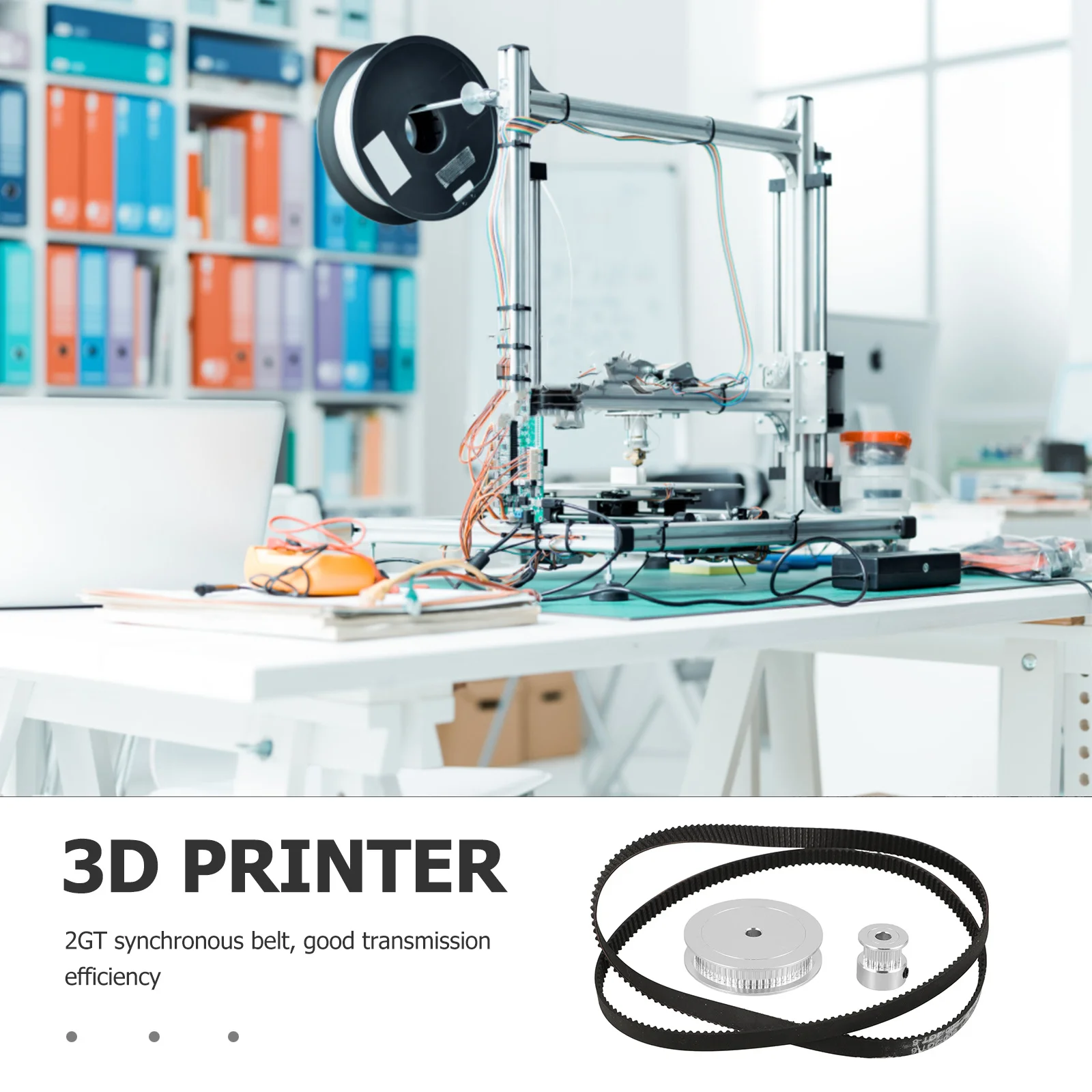 

1 set 1 Set Of Synchronous Wheel Kit 1:3 Reduction Ratio Timing Pulley For 3D Printer Small Belt Pulley Mechanical Pulleys Wear