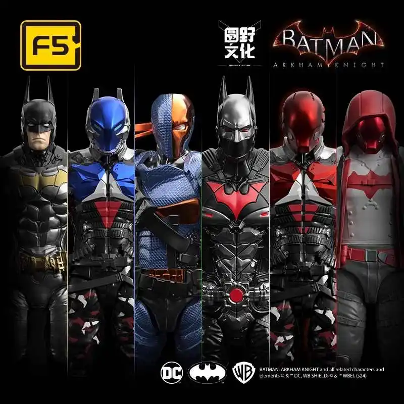 YUANYE Original Batman F5 Arkham Knight JOKER BATSUIT V8.05 1970 DARK KINGHT Deathstroke Red Hood Action Figure Model Toys - view 2
