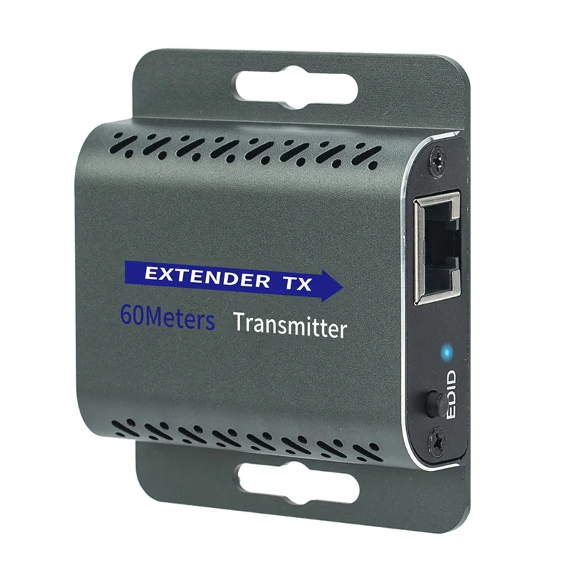 

4K 60Hz -Compatible Extender To RJ45 60M 120M Extender IR UHD HDR V2.0 1080P RJ45 Video Monitor Extender EU PLUG