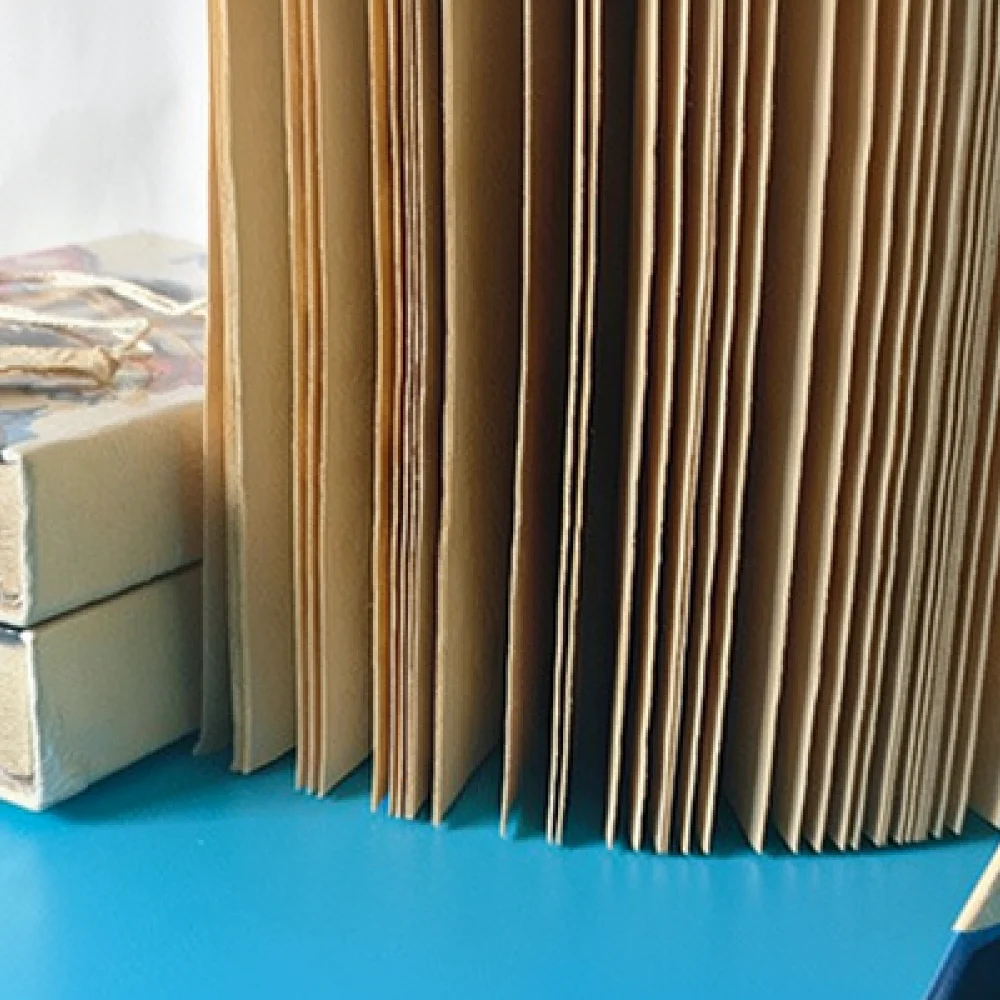 สมุดโน้ตสไตล์เนปาลทำมือ สมุดบั - Art Craft Notebook บทวิจารณ์และราคา