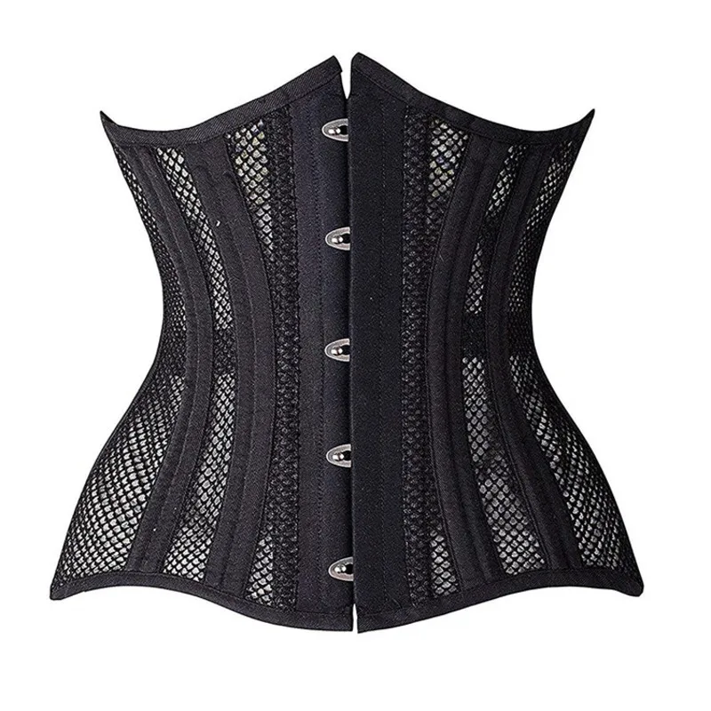 

New Palace Mesh Steel Bone Sealing Waist Trainer Clip Shapewear Clothing Stomach Tightening and Shaping Strapless Top