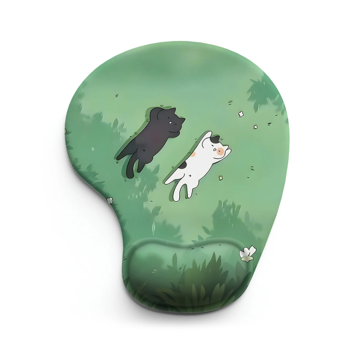 1pc Cute Little Animal Series Pattern Mouse Pad Ergonomic Soft Anti-Slip Wrist Rest Support Mat Computer Mouse Pad For Office PC