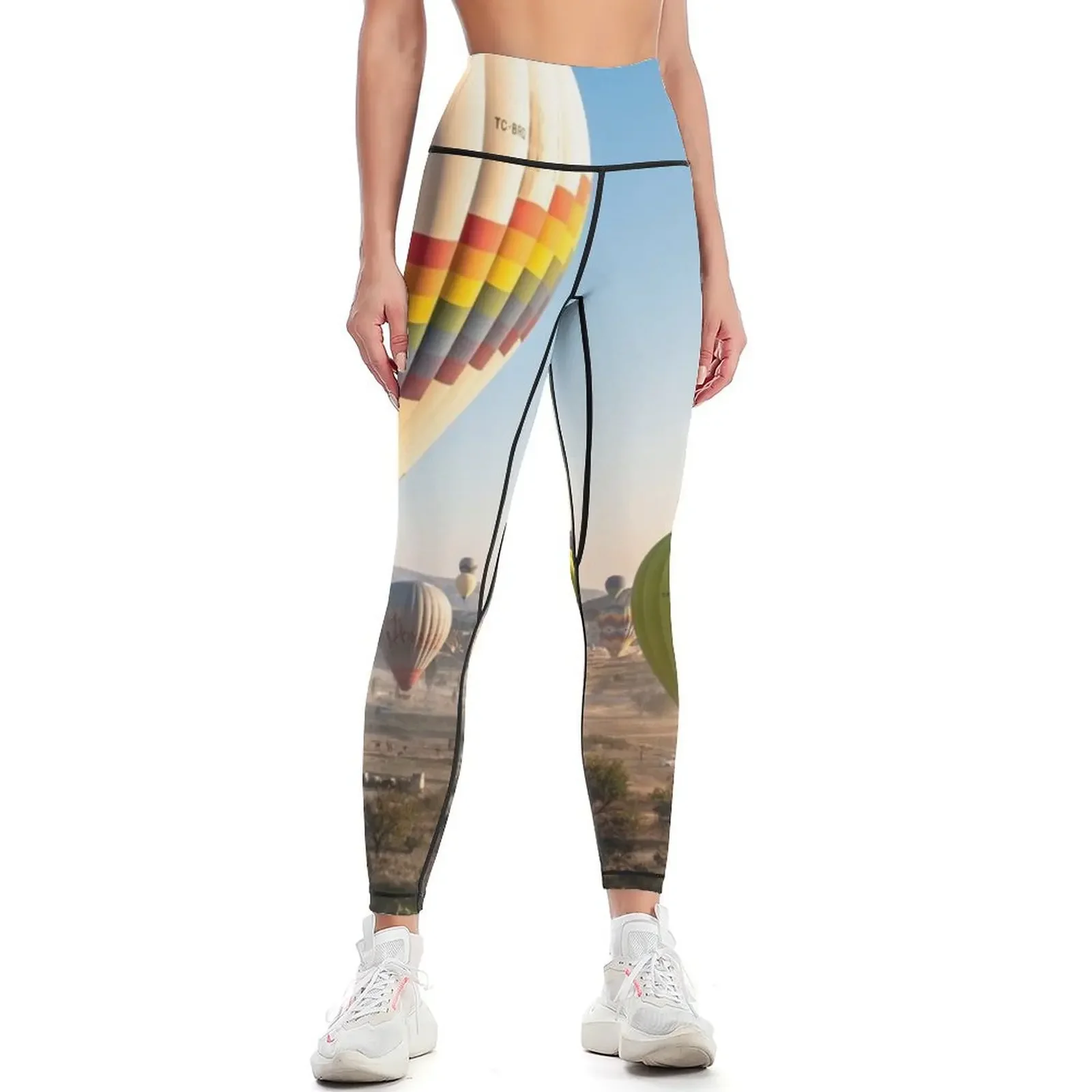 

hot air balloon Leggings sporty woman gym Sports female sportswear for gym for physical Womens Leggings