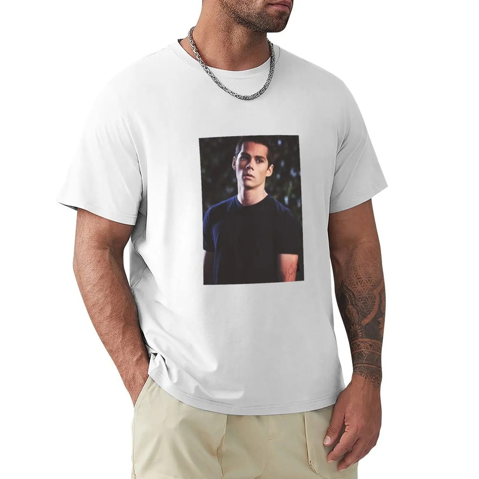 

Dylan O Brien signature T-Shirt plus size tops aesthetic clothes quick drying big and tall t shirts for men