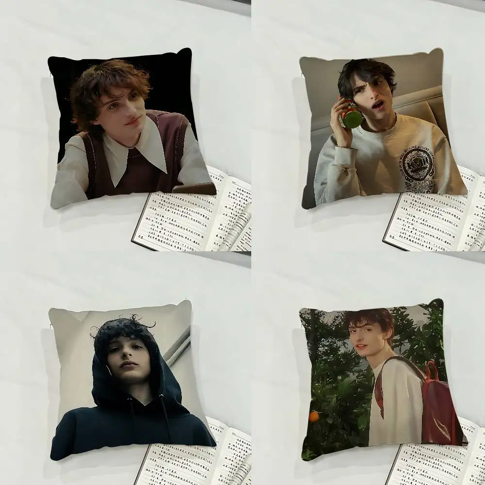 Actor F-Finn W-Wolfhard Case Plush Fabric Soft Pillowcase Double Sided Print Cushion Cover Household Gifts