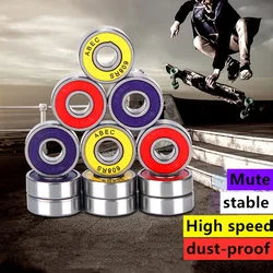 ABEC-7 608zz 2RS Skateboard Scooter Roller Steel Sealed Ball Bearings 8*22*7mm Skateboard Bearings Cycling Accessories