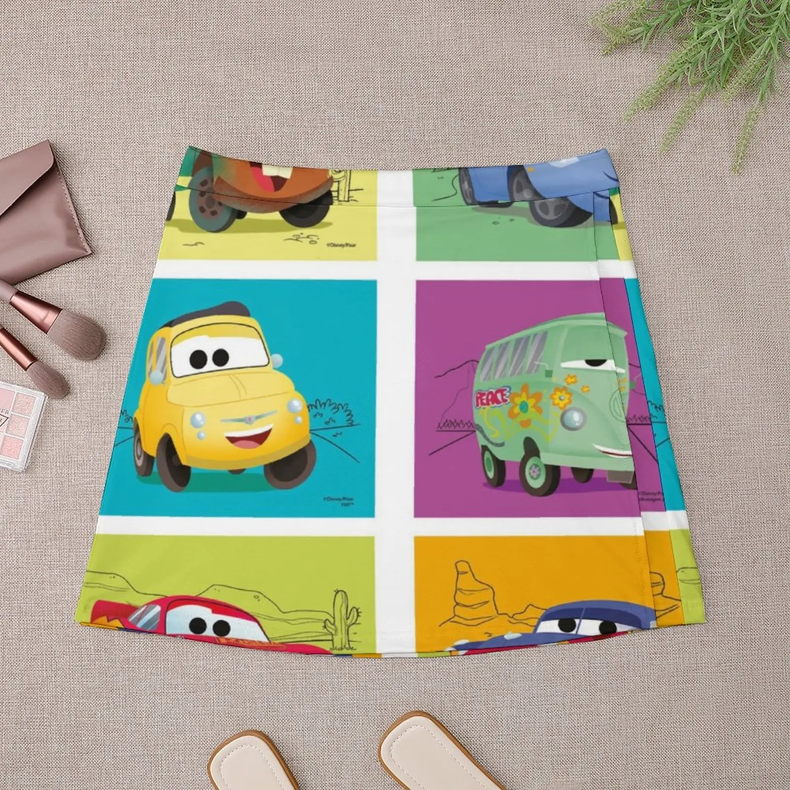 Cars movie Mini Skirt short skirt for women japanese style Dresses kpop Mini Skirt