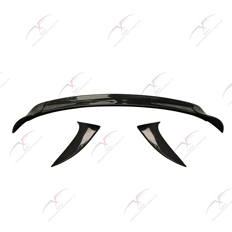 Suitable for  Romeo Stelvio 2017-2024 Rear spoiler Car spoiler Top spoiler Carbon fiber Car exterior modification decoration