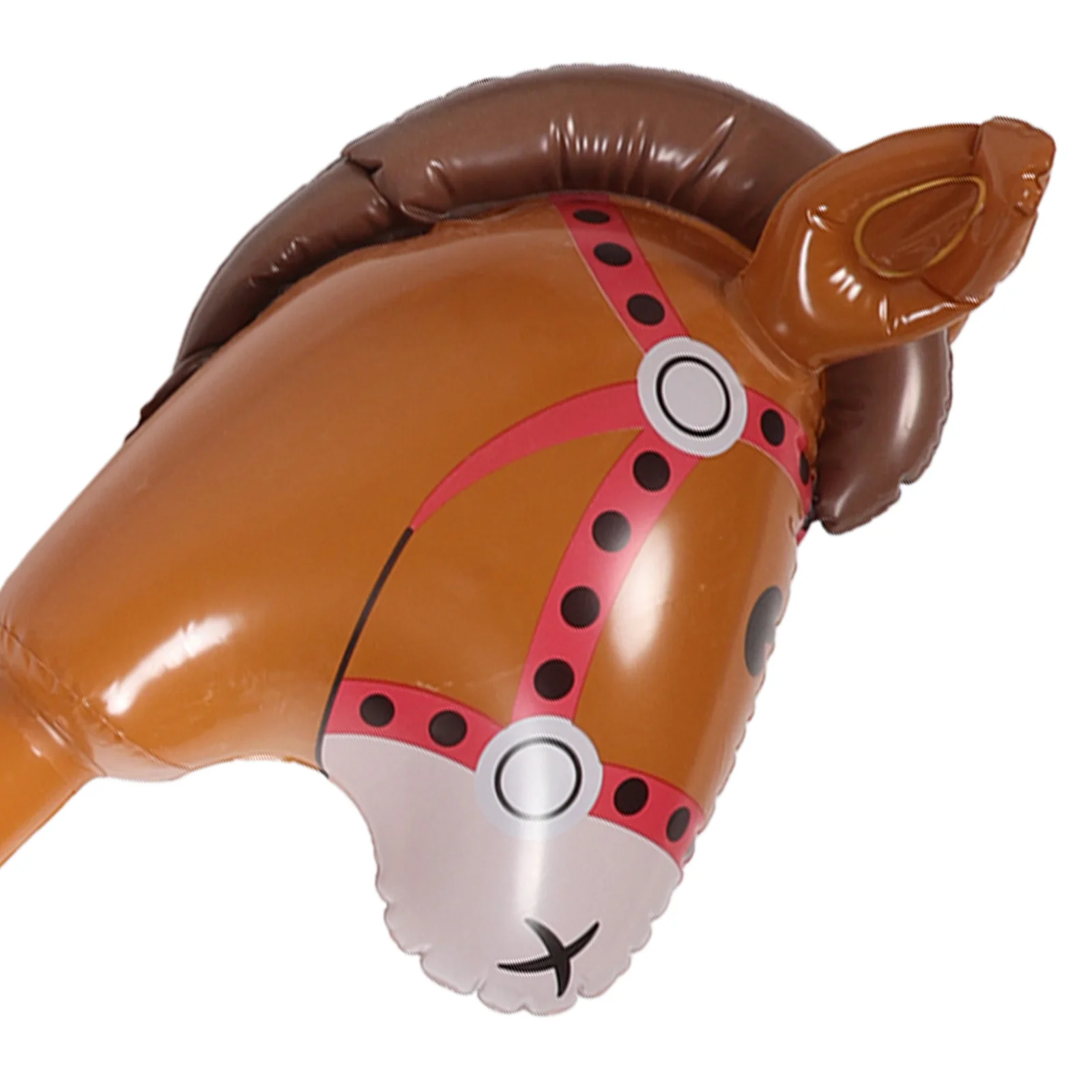 Description Picture 6 of itemInflatable Horse Head Stick Blow Up Horses Kids Toys Birthday Balloons Animal Hammer Toy Supplies Balloon Accessories Festive