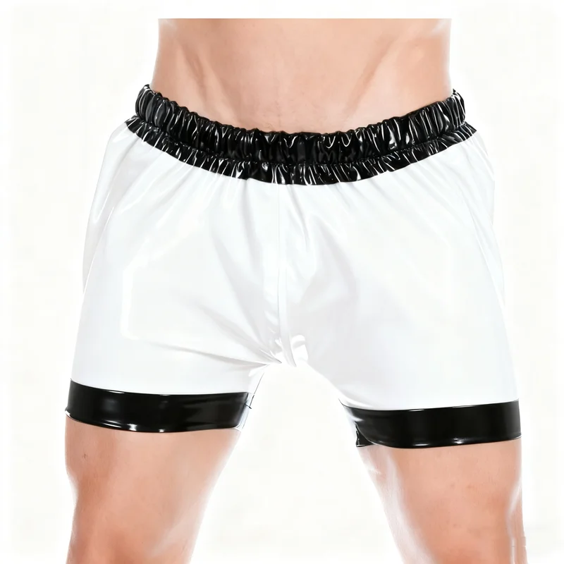 

100% латексный резиновый комбинезон Gummi, кружевные шорты, спортивные штаны Zentai, вечерние косплей