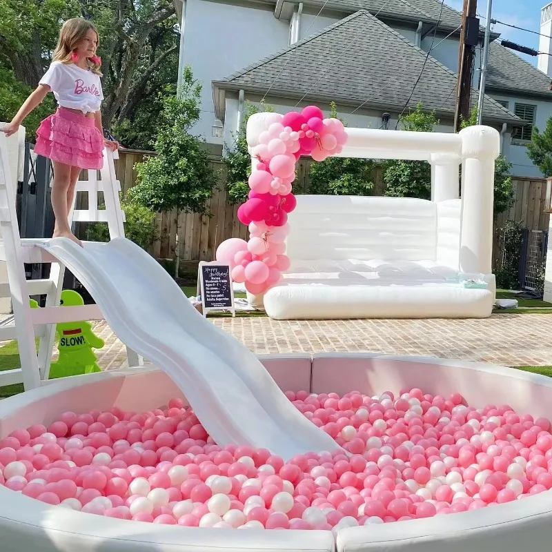 3 * 4m ball pit with double slide single slide soft ball pool