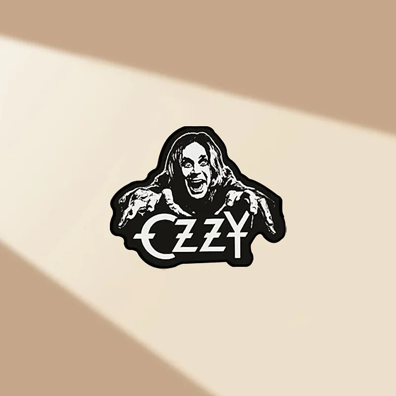 

Ozzy Logo Black White Stickers, Self-Adhesive Waterproof Vinyl Rock Band Decals for Car Styling