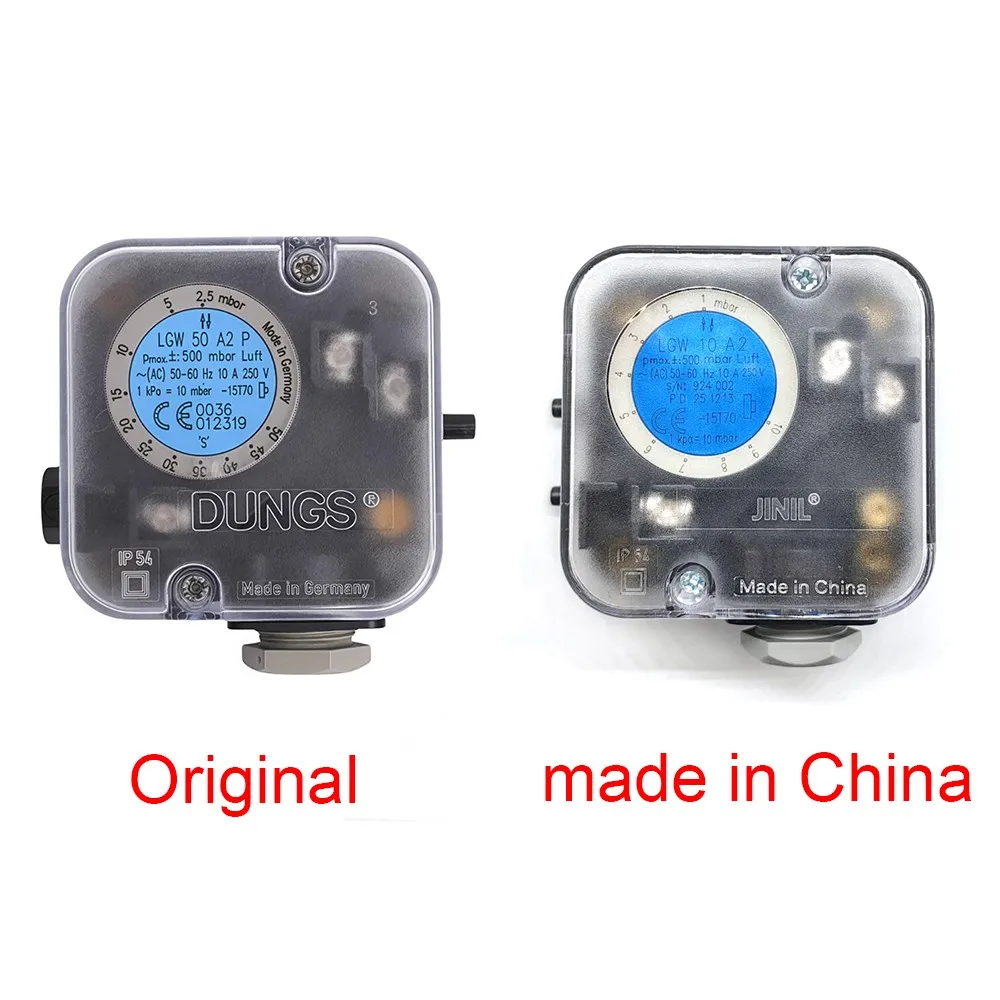 LGW3A2 LGW10A2 LGW50A2 LGW150A2 Air Pressure Switch Gas Pressure Switch Combustion Machine Accessories