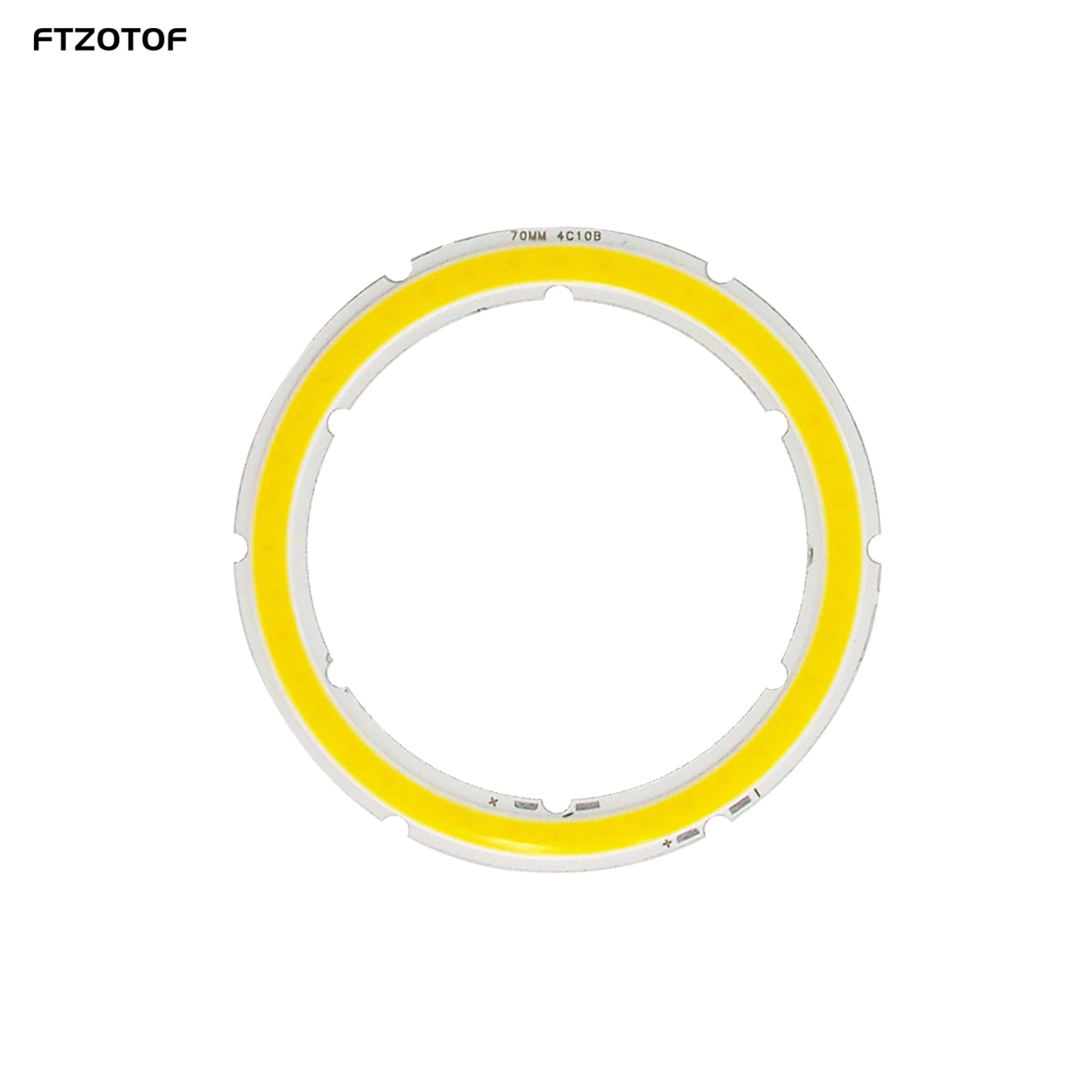 Imagem -01 - Luz Conduzida do Anel da Espiga para a Bicicleta e o Carro 12v 70 mm Dimmable 7w Cor Morna Branco Fresco Módulo da Microplaqueta Lâmpada Decorativa luz conduzida do anel da espiga para a bicicleta e o carro 12v 70 mm dimmable 7w cor morna branco fresco modulo da microplaqueta lampada decorativa 01