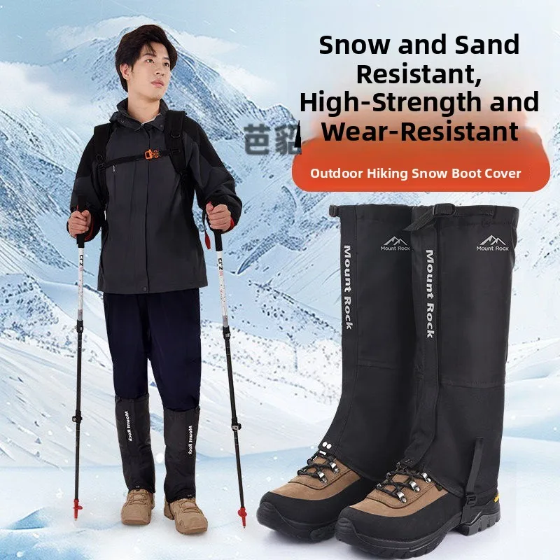 

ex Outdoor Mountain Climbing Desert Sandproof Leggings Waterproof Snowproof Hiking Wear-resistant oe Covers Foot Covers