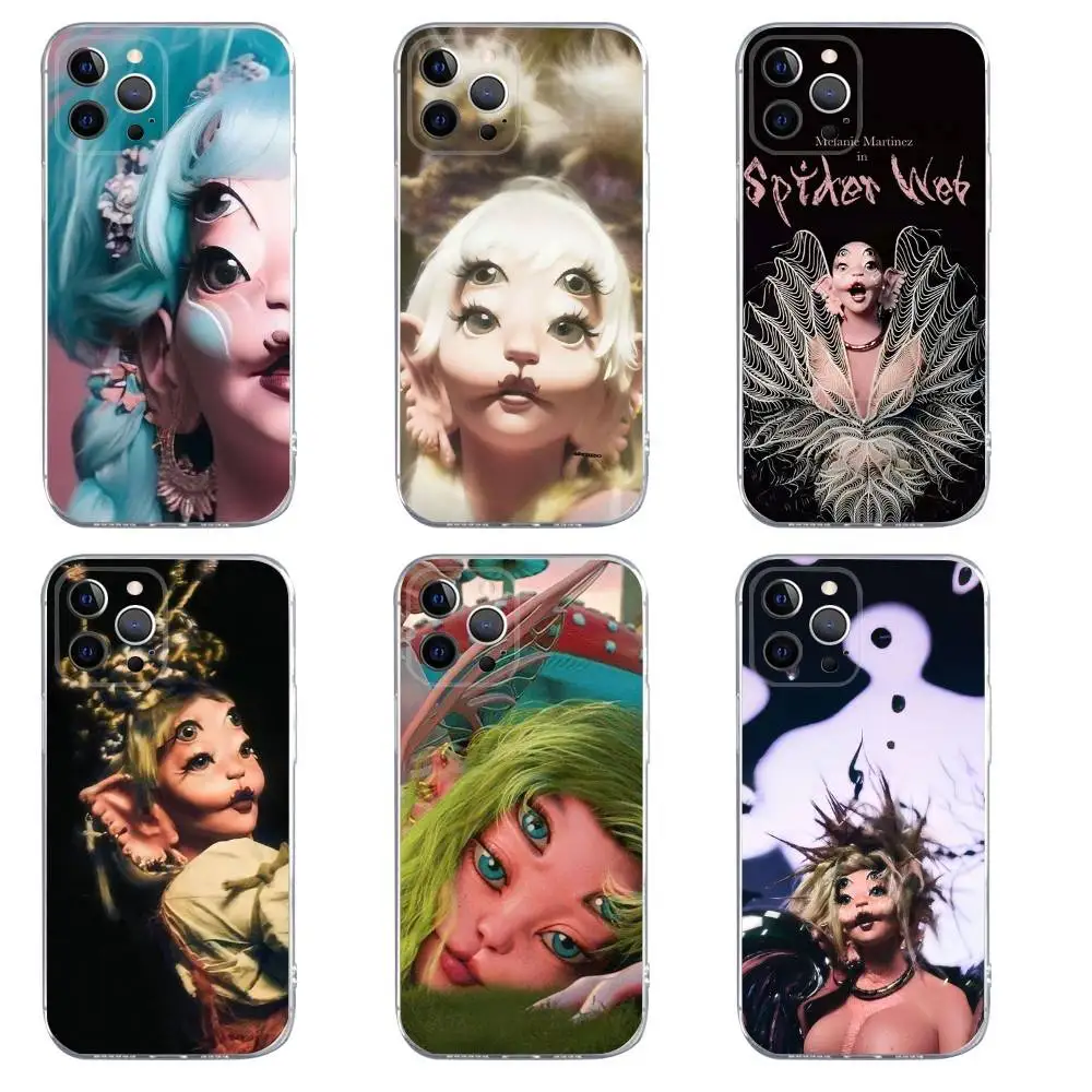

Singer M-Melanie Martinez Phone Case For iPhone 16,15,14,13,12,11,Pro,Max,Xs,Xr,X,7,8,Plus,Mini Silicone Clear Cover