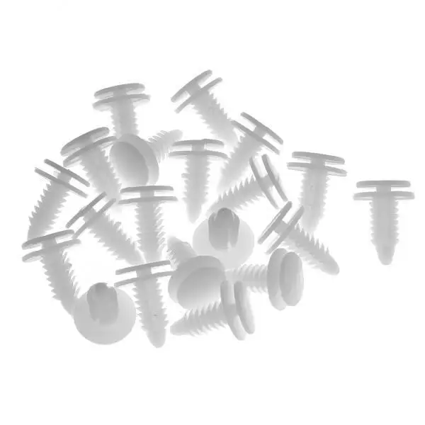 2x 20xAuto Vehicle Car Bumper Clips Retainer Fastener Rivet Door Panel Liner for