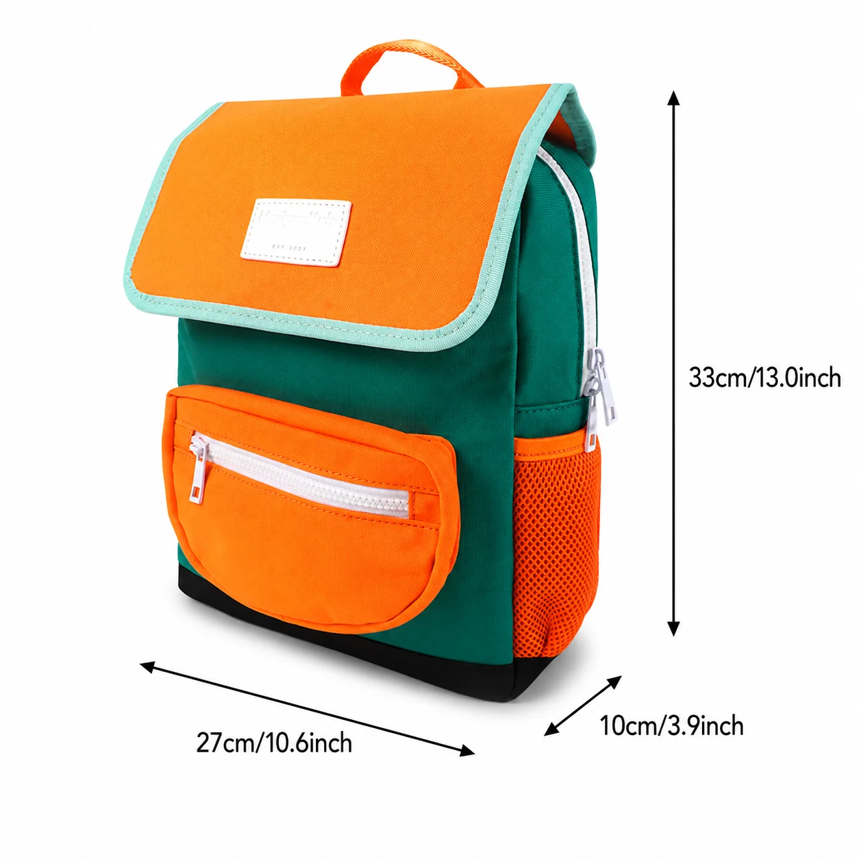 Kids Toddler Backpack, Lightweight Preschool Kindergarten Bag with Mesh Side Pockets for Boys & Girls
