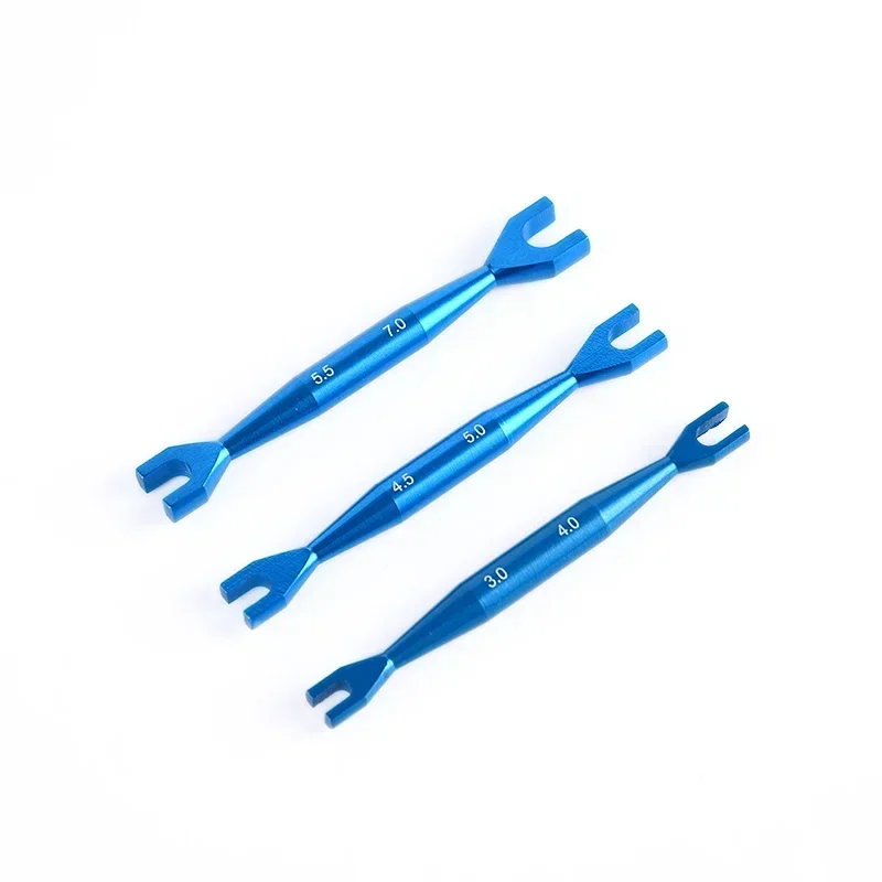 3pcs Wrench 3-4mm 4.5-5mm 5.5-7mm Double End Universal Spanner Open End Wrenches For Rc Crawler Car HSP Trxs Axial SCX10