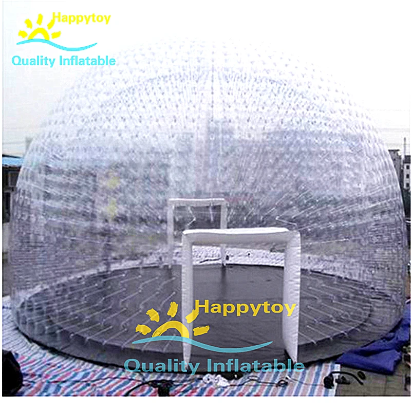 Waterproof Outdoor Camping Leisure Inflatable Clear Dome Tents Inflatable Igloo Tent