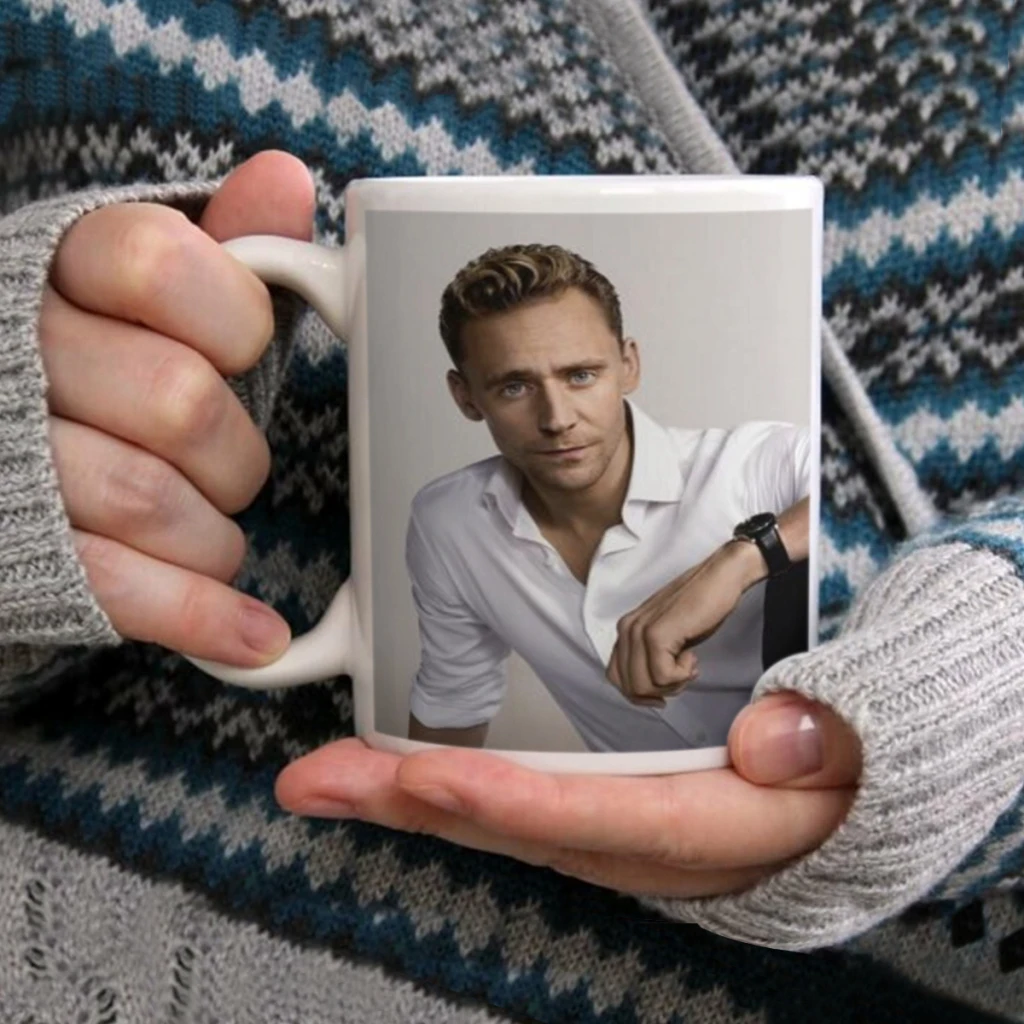 Tom Hiddleston Coffee Mug Tea Cup 11oz Coffee Cup Funny Birthday Gifts for Women and Men Ceramic Mug Personalized Cup