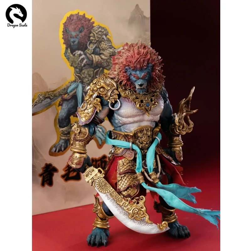 En Stock, Original Fury Toys Azure Lion Demon Kings At Lion Camel Ridge Golden Ver. Versión Clásica Figura de acción, modelo de juguete, adorno