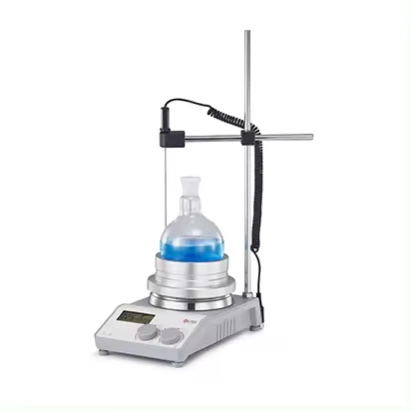 

Stainless Steel LCD Digital Hotplate Magnetic Stirrer With Ceramic Coated Hotplate Heating Temperature Up To 340C With PT1000