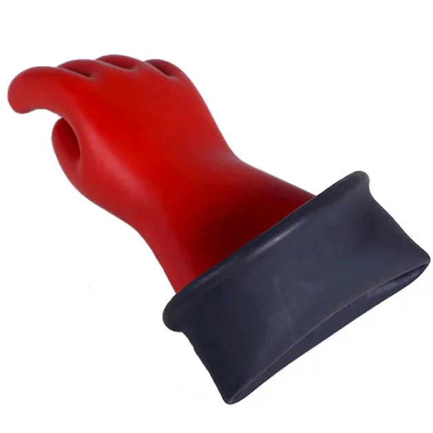 PPEPLUS Class 4 Dielectric Insulating Gloves Rubber Guantes Dielectrico 40KV Insulated Gloves Latex PPE PLUS Red,black CN;SHA