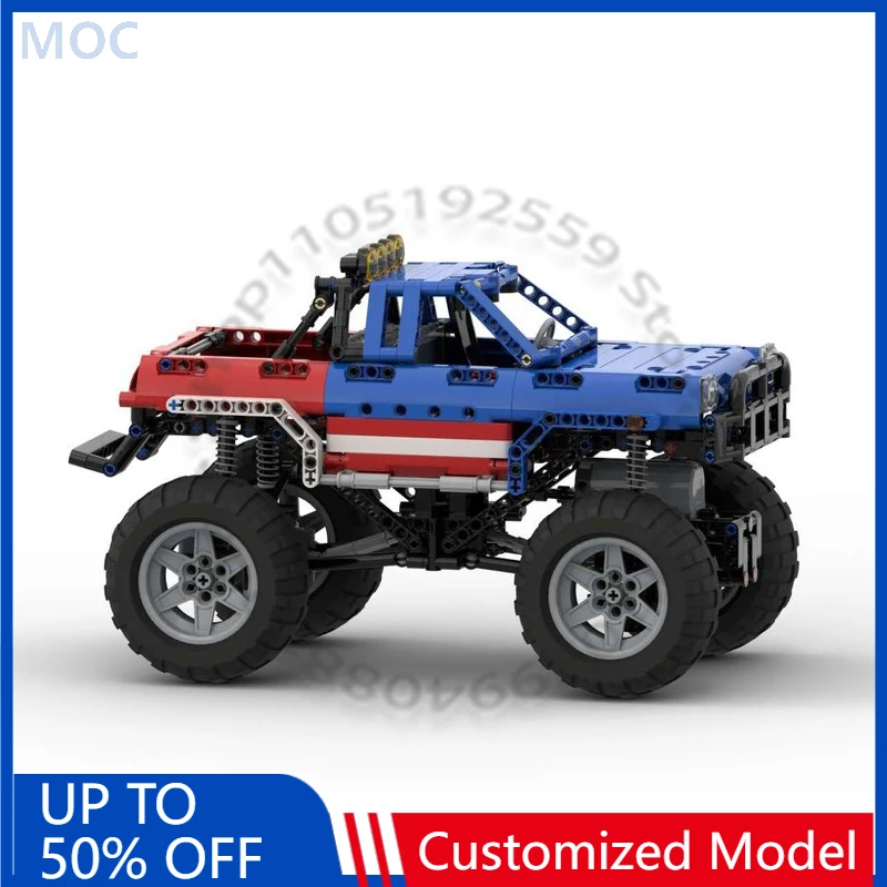 

637 деталей, конструктор «Спортивный автомобиль-монстр» MK4, модульный, настраиваемый, развивающая модель, популярная игрушка для самостоятельной сборки, подарок на праздник