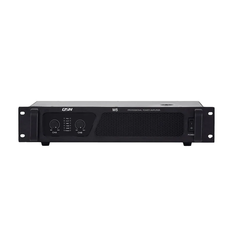 

Ultra low price 2U Class-D light 2ch*500W Professional Amplifiers for hotel (M5)