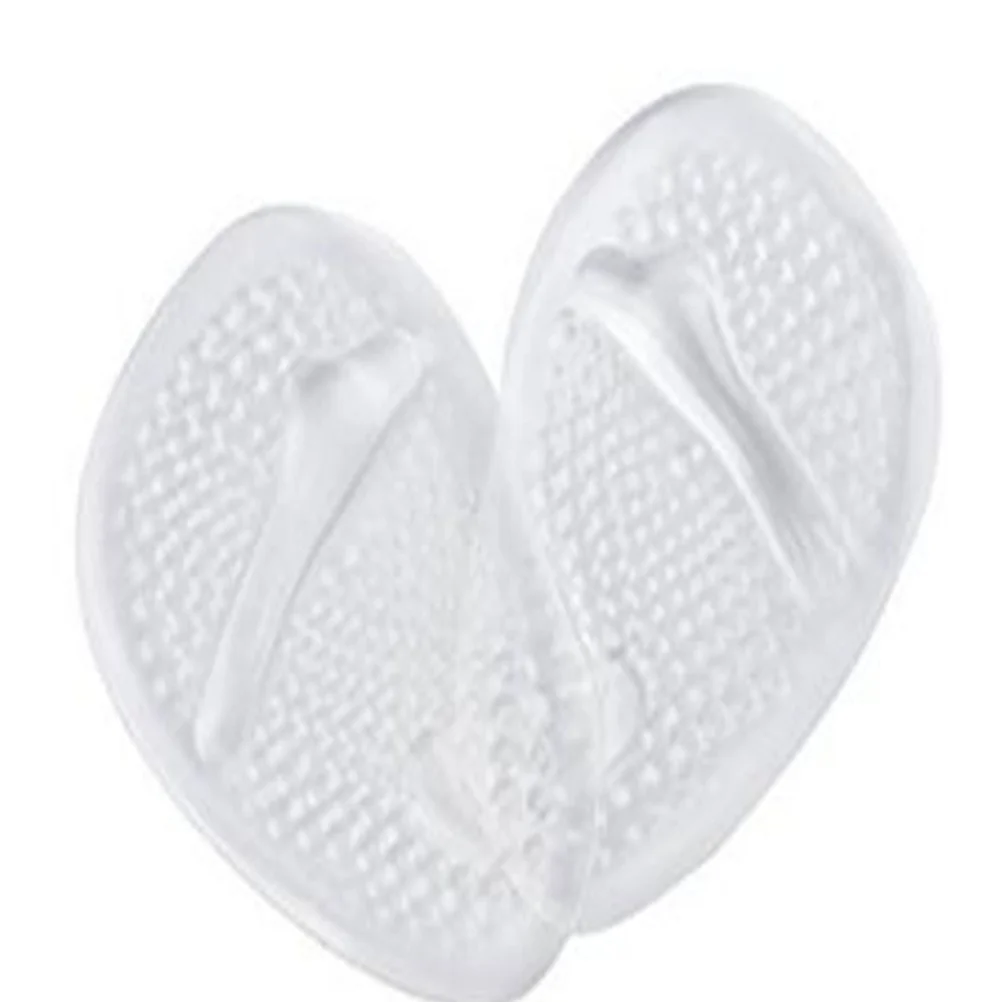 

4pcs Silicone Shoe Insoles Half Sole Inserts For High Heel Women Non-Slip Comfortable Breathable Foot Care Pads Mat