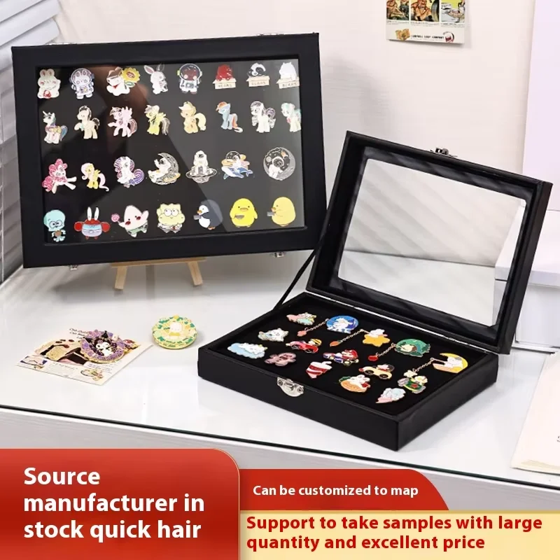 

Transparent Display Box for Dust-proof Badges, Medals, Pins, Jewelry Organizer, Award Plaque, Brooch Display Frame