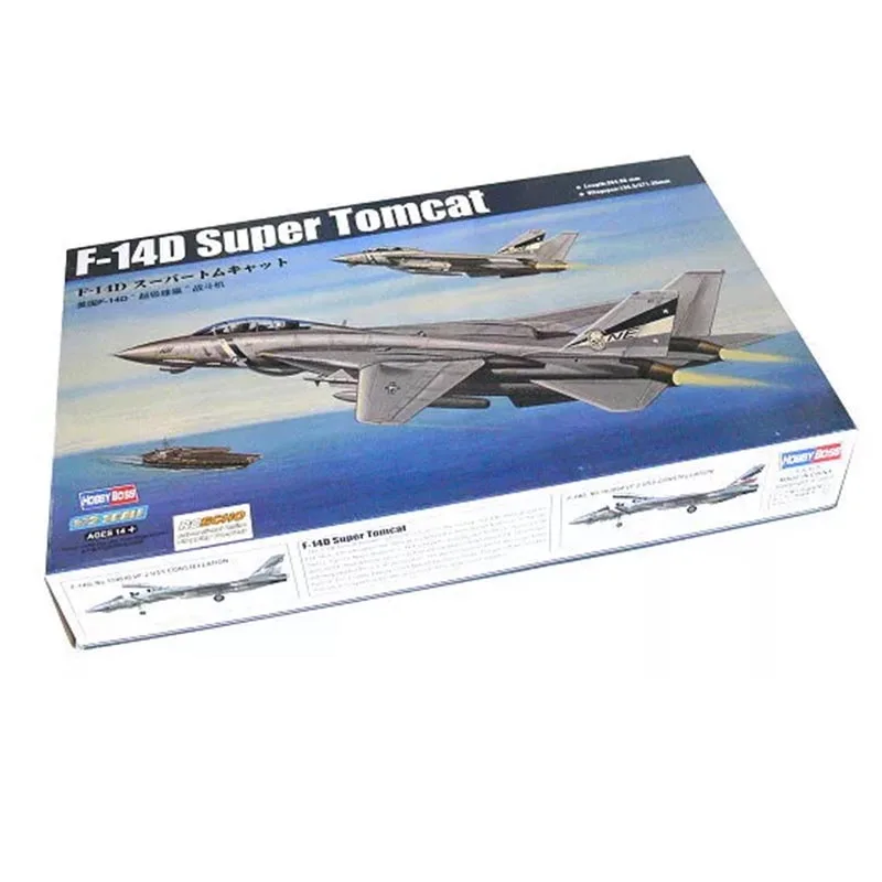 

Hobbyboss 80278 1/72 Scale F-14D Super Tomcat Fighter Aircraft Model Collectible Toy Plastic Assembly Building Model Kit