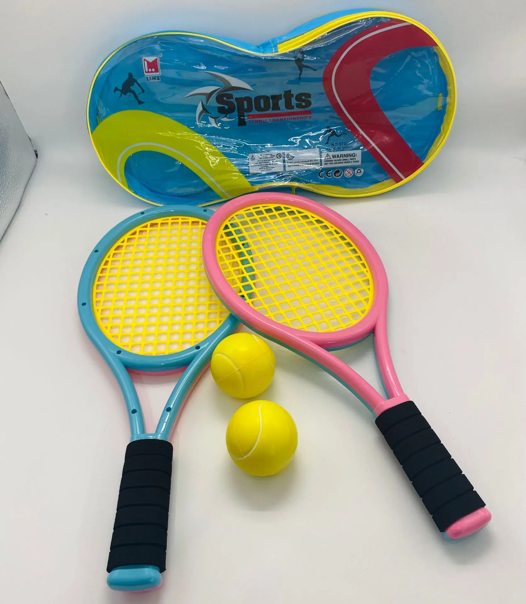 1 paar tennisracketset voor kinderen buitensporten ouder-kind interactie sport educatief sportspel oefenspeelgoed
