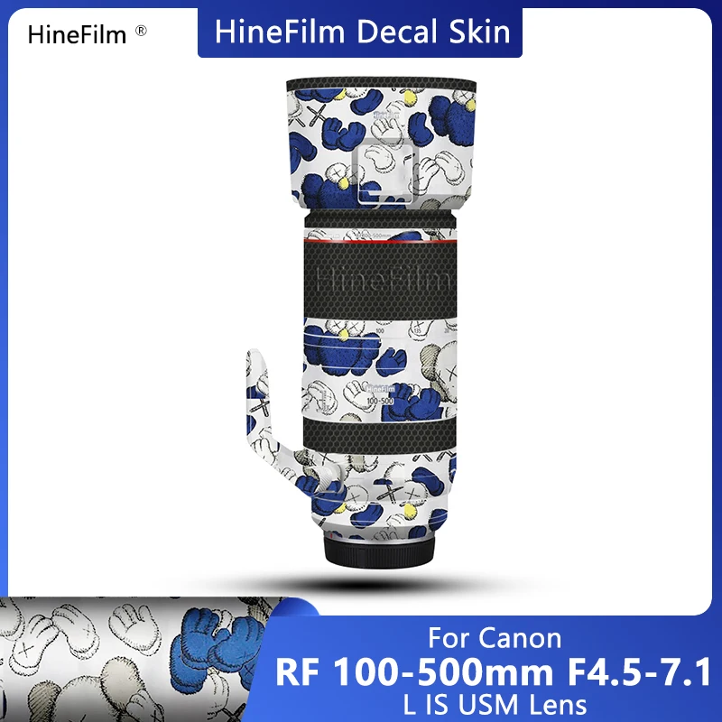 Hinefilm Skin for Canon RF100-500 Lens Decal Skin for Canon RF 100-500mm f/4.5-7.1 L IS USM Lens Sticker 100 500 Wrap 100500