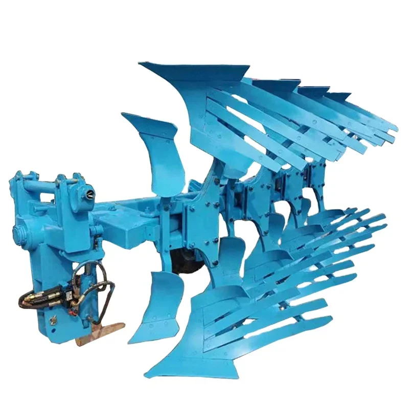Small Rotary Hydraulic Reversible Flip Mould Board Chisel Plough for Sale Agricultural Machinery Equipment