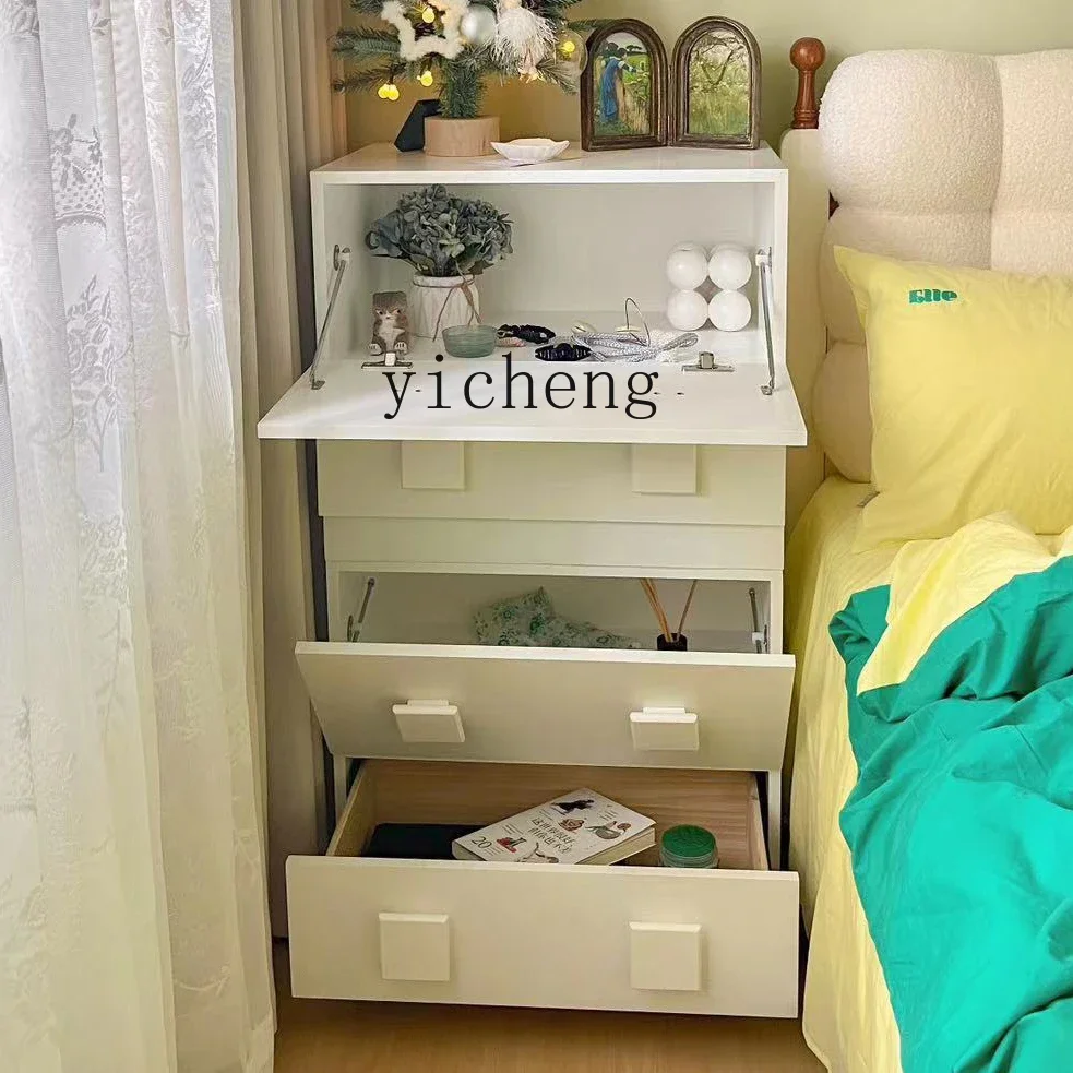 

LSL decorative living room TV card door cabinet locker bedside multi-functional combination storage