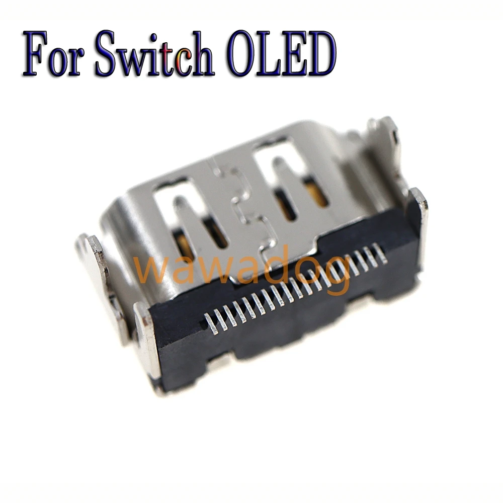 1pc New HDMI-Compatible Ports Socket Interface For Nintend Switch OLED Dock HD Tail Plug