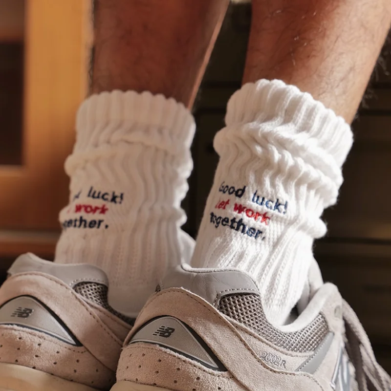 4 pares de calcetines de trabajo de algodón para hombre, calcetines largos acolchados para correr, calcetines tobilleros transpirables, calcetines casuales para hombre, calcetines de ciclismo