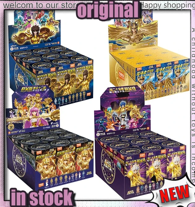 

BLOKS Saint Seiya V4 Galaxy Series Action Figure Blind Box Galaxy Version Vol.1-4 Gold Saints Building Assembly Model Toy Gift