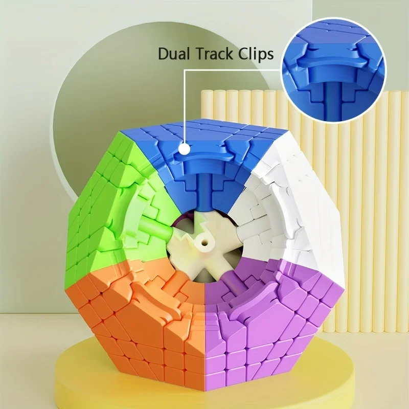 لغز مكعب ميجا مينكس ، شكل خاص ، سحر سريع ، ألعاب تعليمية للأطفال ، Dodecahedron 5x5x5