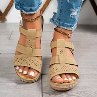 2026 Summer Women Wedge Sandals Premium Orthopedic Open Toe Sandals Vintage Anti-slip Casual Shoes Female Platform Retro Sandals - Image 6