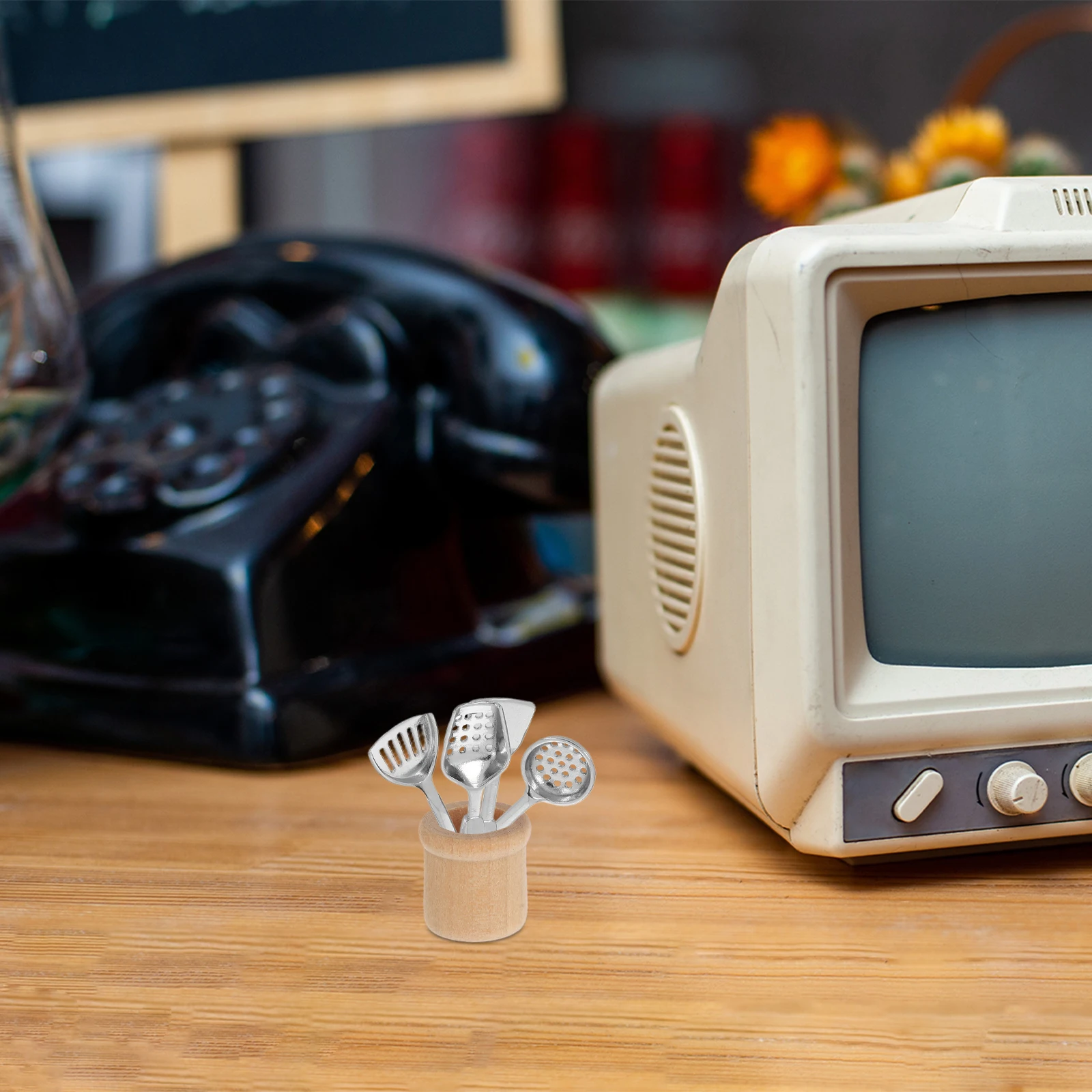 5-delig mini-keukenmeubilair kookgerei voor poppenhuisaccessoires kinderen fantasiespel speelgoed kookgerei decoratie micro scène