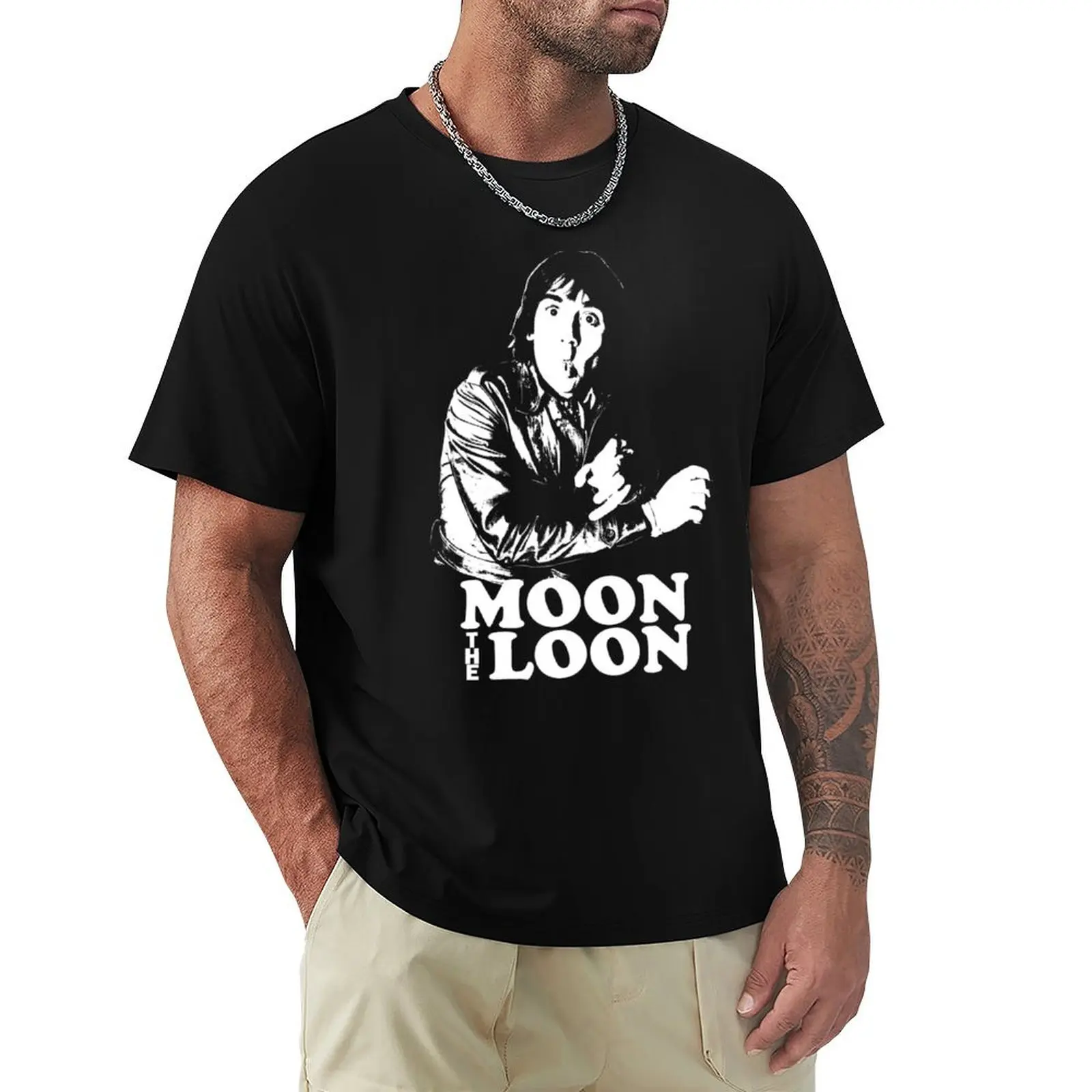 

Keith Moon The Loon 16 T-Shirt oversize t-shirts man football t shirt vintage blue lock compression shirt men