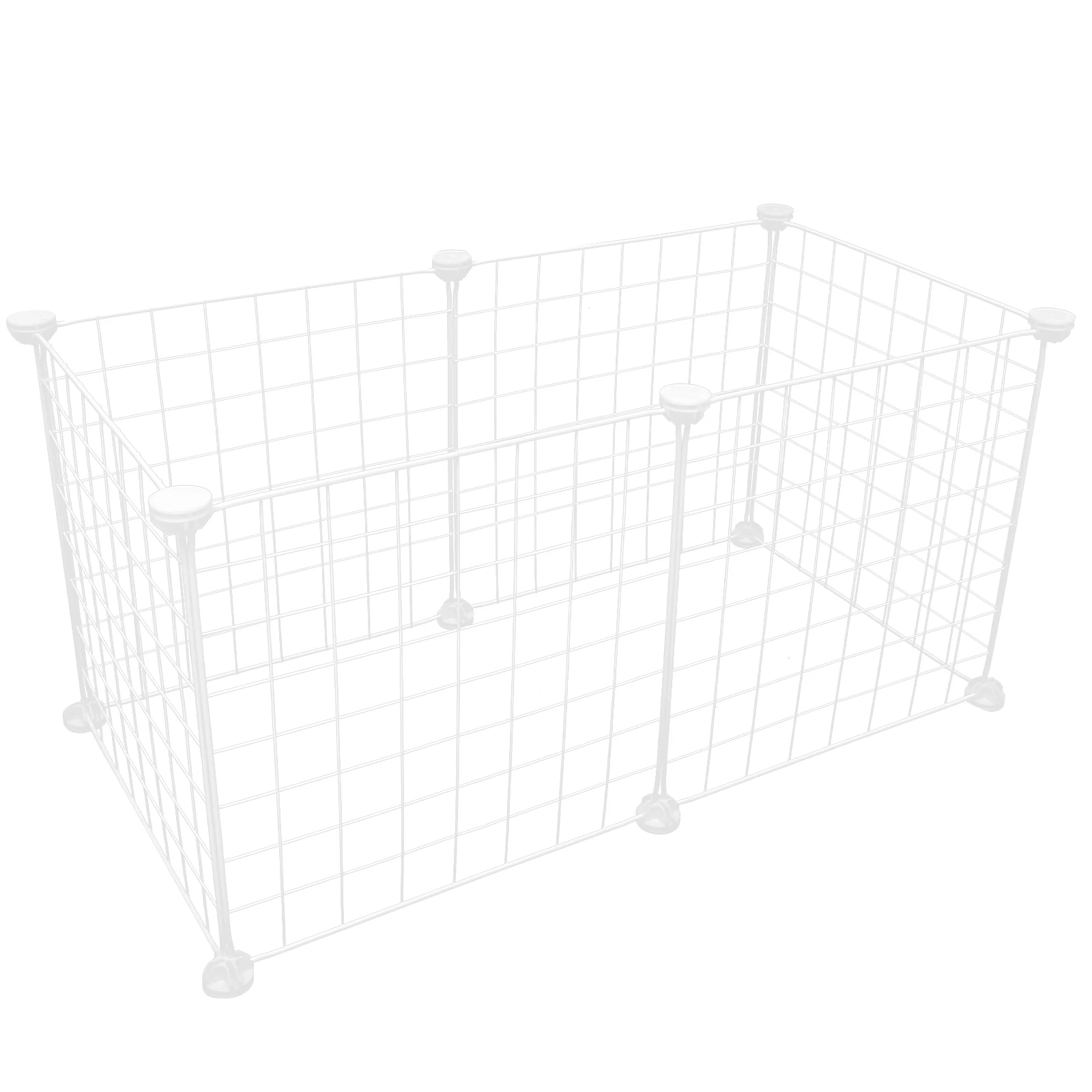 

Pet Fence Cat Cage Dog House Hollow Iron Wire Multifunctional DIY Assemble Kennel Durable Wear Resistant Easy Install Household